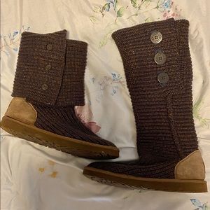 Women’s Ugg Australia Brown Knit Boots